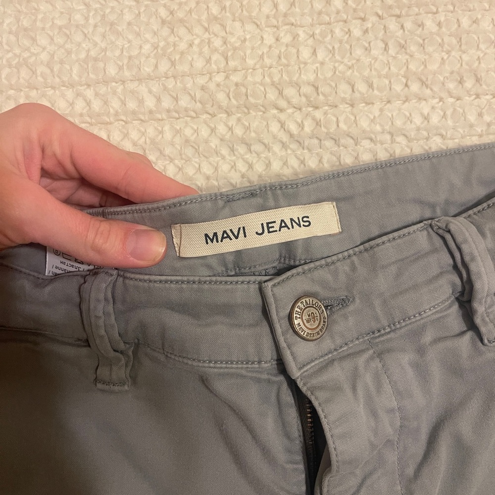 MAVI Jeans men’s Casual Chino Shorts in Light Gray cotton blend size 34 - Picture 2 of 8
